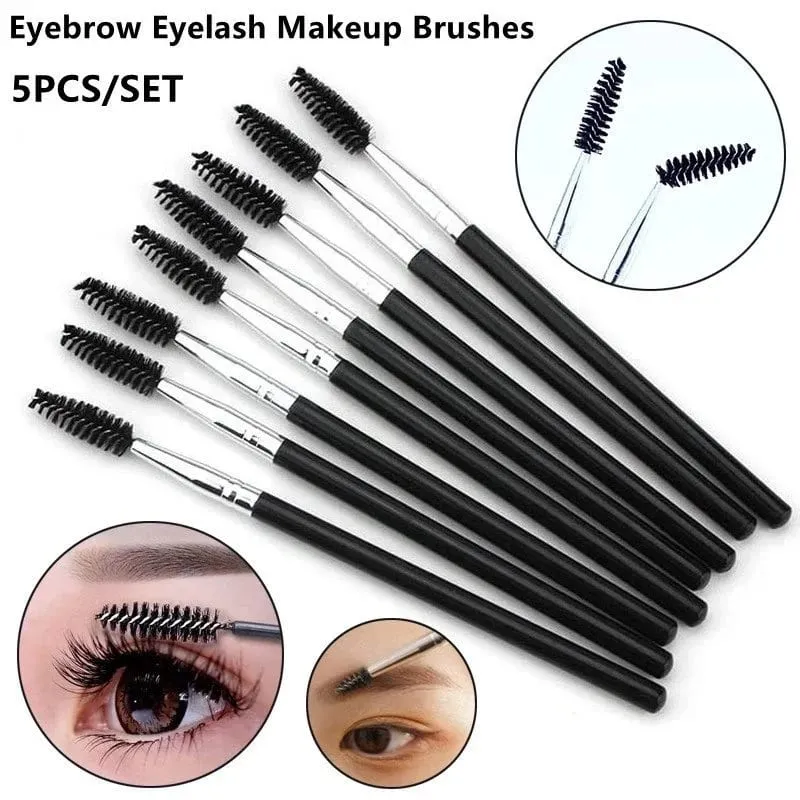 5 STK bærbare øjenbryn øjenvipper makeup børster sæt