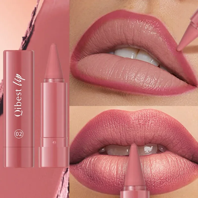MatteลิปสติกปากกาGradient Lip Linerสีแดงสีน้ำตาลกำมะหยี่Contouringดินสอยาวนานกันน้ำเซ็กซี่ผู้หญิงแต่งหน้าLipliner — image 3