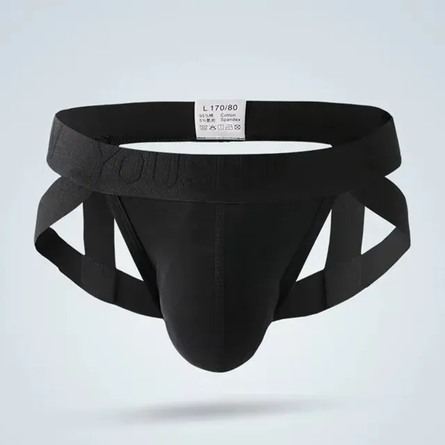 1 PCS New Men Sexy Low Rise Panties G-strings Thong Jock Strap Underwear Briefs Convex Pouch Underpants Gays Clothes Lingerie — image 15