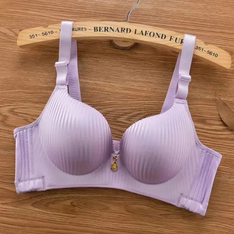 Sexy Wireless Push Up Bra No Steel Ring Seamless 8cm Thick Padded Lingerie for Women Comfort Adjustable Straps — image 10