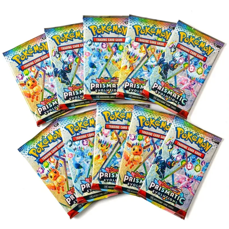 360 pièces anglais Pokémon TCG: prismatique évolutions écarlate Violet boîte Pokémon carte commerciale 36 Pack boîte cadeau — image 4