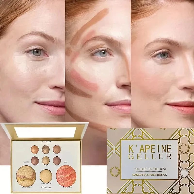 Tuscan Dreams Holiday Baked Starter Kit (4-teilig) – Make-up-Palette für das ganze Gesicht, Grundierung mit Pinseln in limitierter Auflage