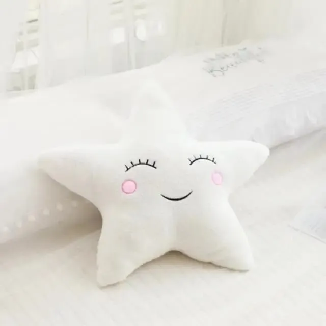 Hot Stuffed Cloud Moon Star Raindrop Plush Pillow Soft Cushion Toys For Children Baby Kids Girl Christmas Gift Room Car Decor