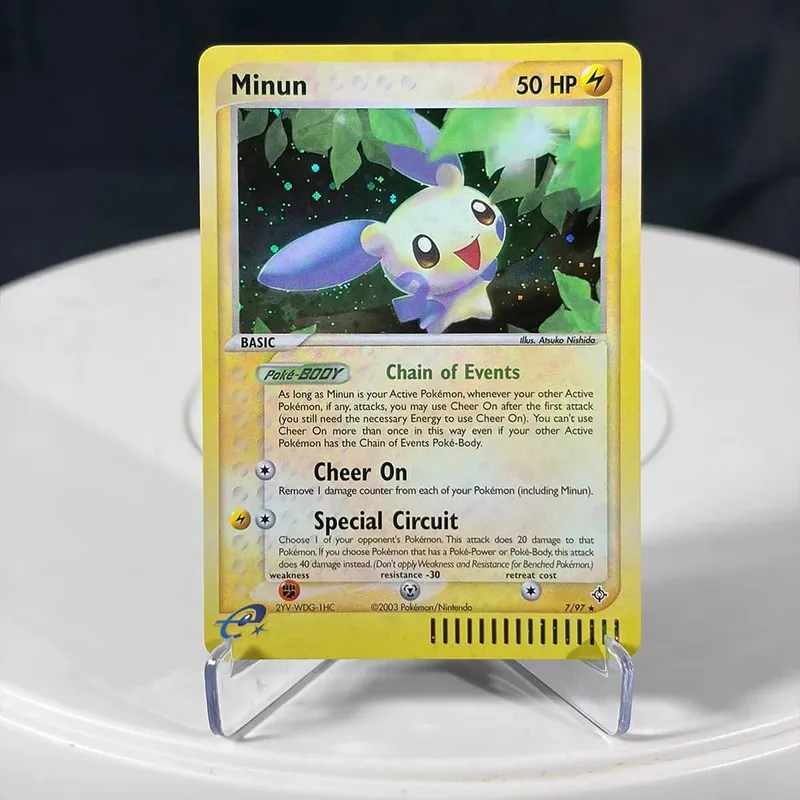 Karty proxy Seria EX Rayquaza Złota gwiazda Charizard Gengar Pikachu Hobby Hobby Kolekcje Kolekcja gier Karty Anime — image 19