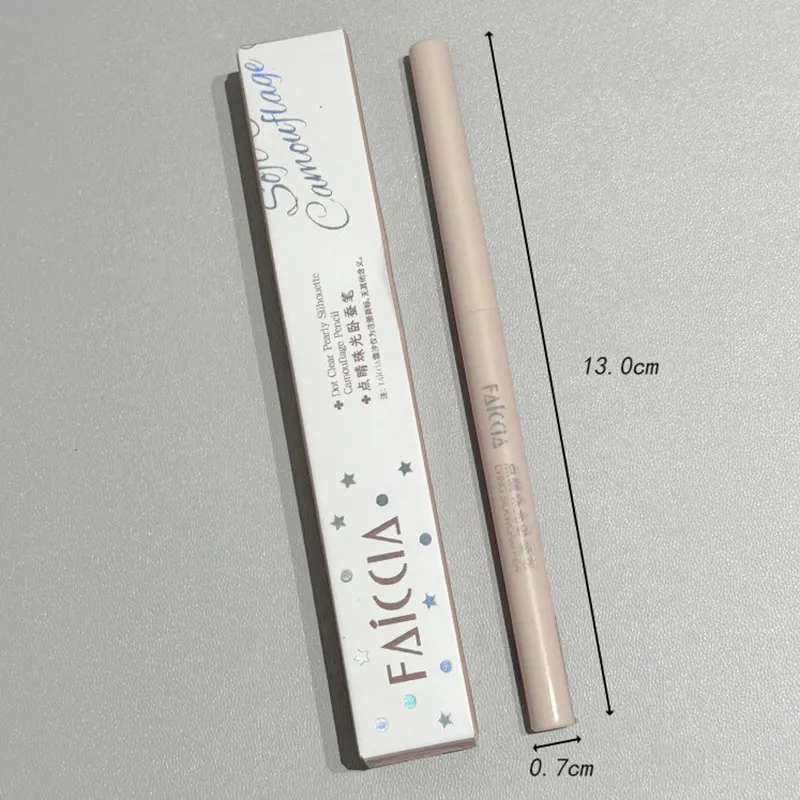 Lápiz de gusano de seda de color rosa mate, brillo Natural, sombra de ojos, lápiz suave, secado rápido, cosméticos de maquillaje de belleza para ojos, 1 ud. — image 7