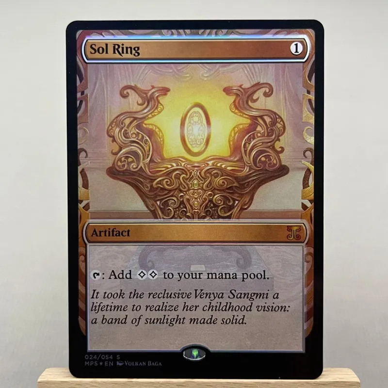 MPS FOIL2-01 Tarjetas TCG para Home Play Proxy Sol Ring Mana Crypt Mox Opal the Mana Vault Chrome Mox Sword of — image 8
