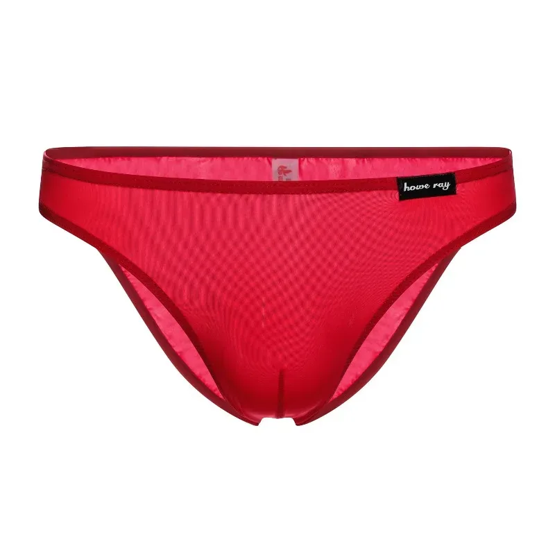 Ice Silk Seamless Briefs Man Bulge Pouch Underwear Sexy Translucent Panties Male Breathable Comfy Underpants Summer Lingerie — image 6