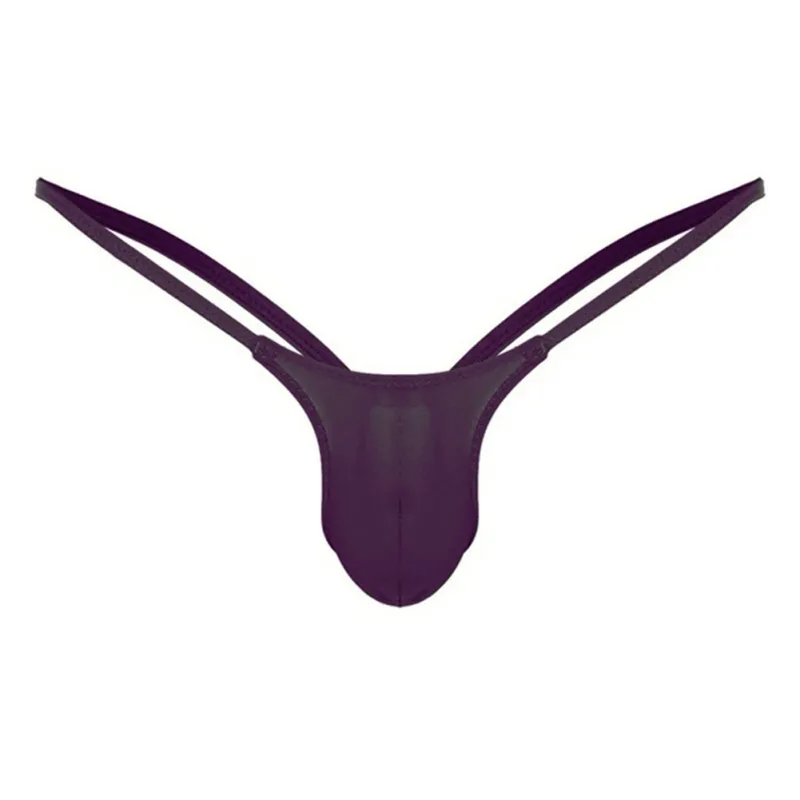 울트라 얇은 게이 남성 끈 팬티 g-문자열 원활한 남성 Jockstrap 마이크로 T 백 속옷 남성 문자열 비키니 수영복 파우치 언더 팬츠 A50 — image 5