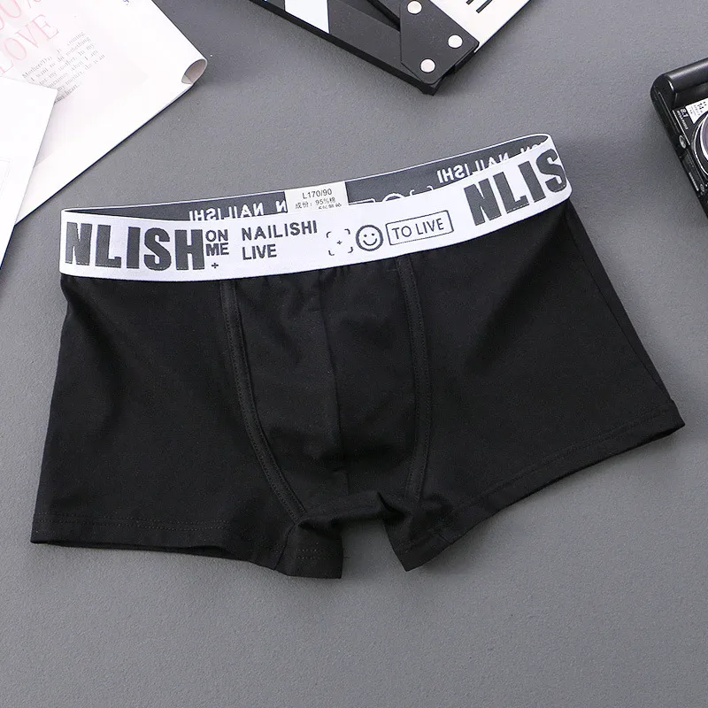 [Bloom the love] Marke Solide 1 stücke/3 stücke Boxer Männer Unterwäsche Baumwolle Boxershort Herren Boxer Mann Cuecas masculina Größe M-3XL nl-112