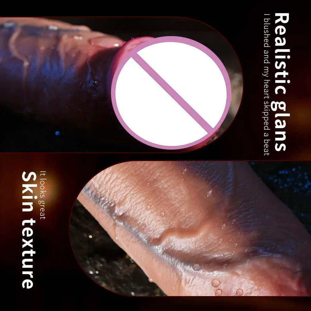 Super Realistic Long Dildo Soft Silicone Anal Dildos Strapon Dick Butt Plug Masturbator Penis Adult Sex Toys for Men Women — image 3