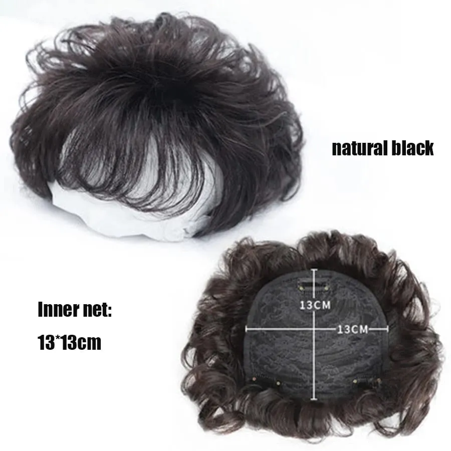 Bangs 3D Air Hair Bangs Edge Clipped In Bangs Extended Hair Piece Bangs Wig Cut Top Hair Loss To Cover Gray Hair Increase Volume — image 6