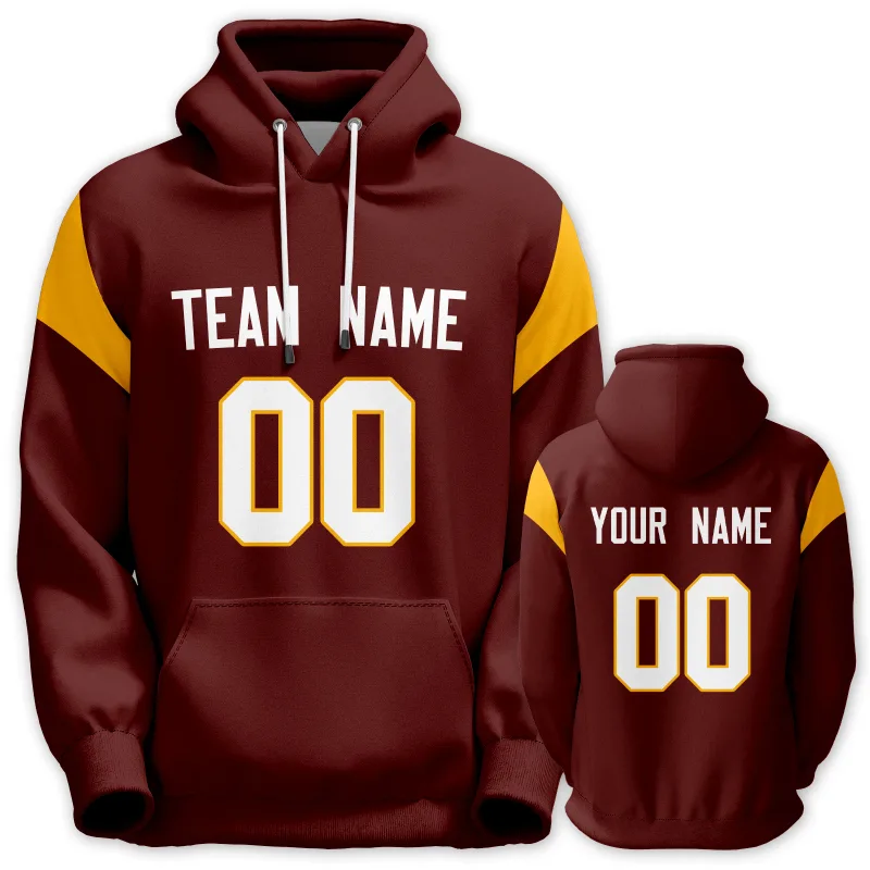 Herren-Fußball-Hoodie, personalisierbar, bedruckt, Teamname, Nummer, Sweatshirt, Spieltag, Pullover, Geschenk — image 15