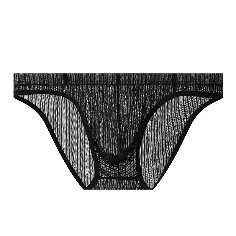 Intimo trasparente da uomo Slip trasparenti Mutande con custodia rigonfia Mutande morbide Mutandine trasparenti da uomo Lingerie ultra sottile — image 13