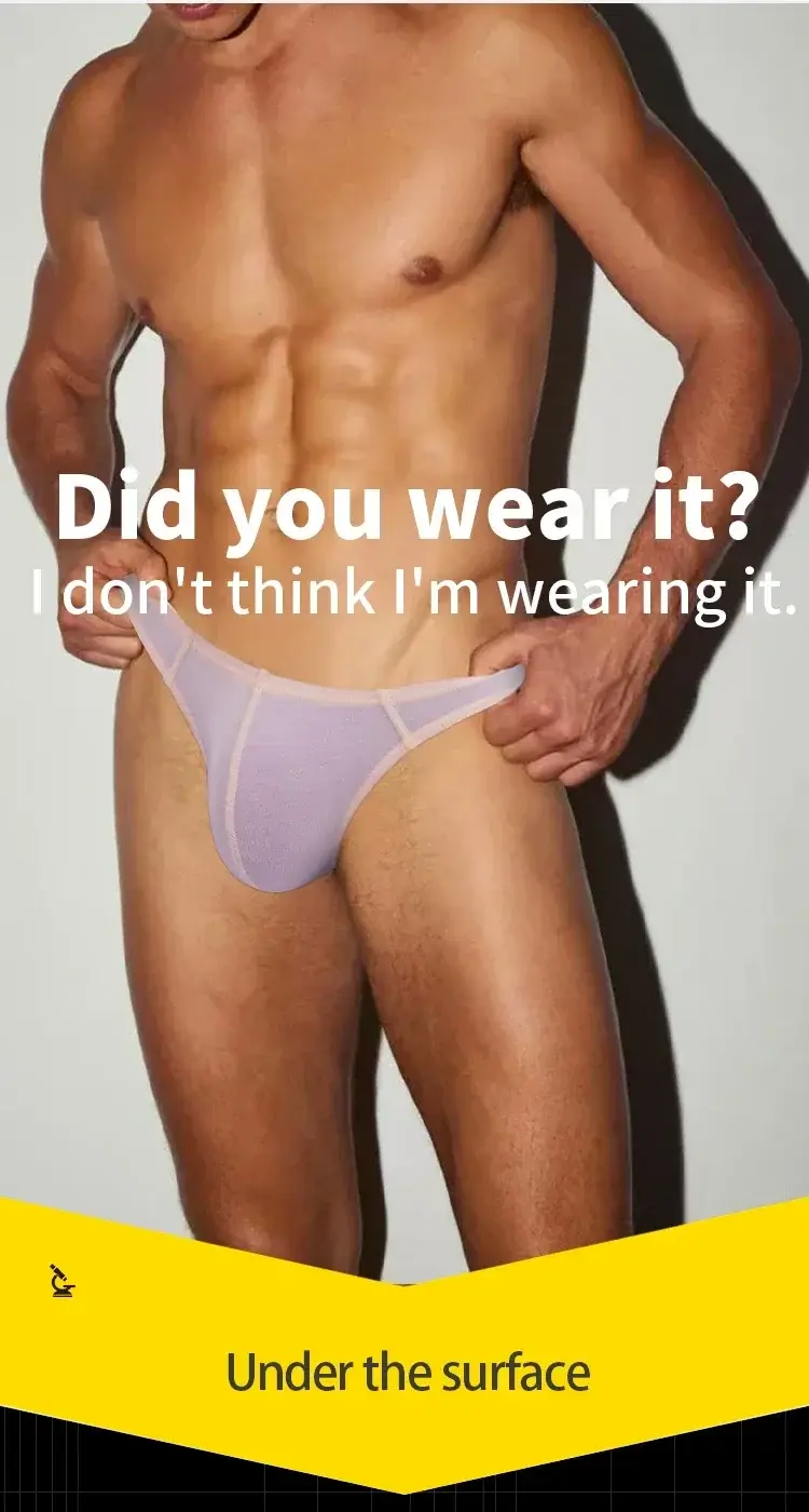 Summer New Men Underwear Cool Breathable Moisture Wicking Briefs Sports Supportive 3D Pouch Panties with High Elastic Waistband — image 1