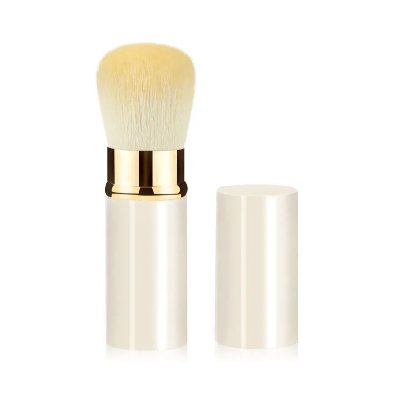 1 pçs pincéis de maquiagem retrátil pó fundação mistura blush rosto kabuki escova maquiagem compõem ferramentas cosméticas — image 12