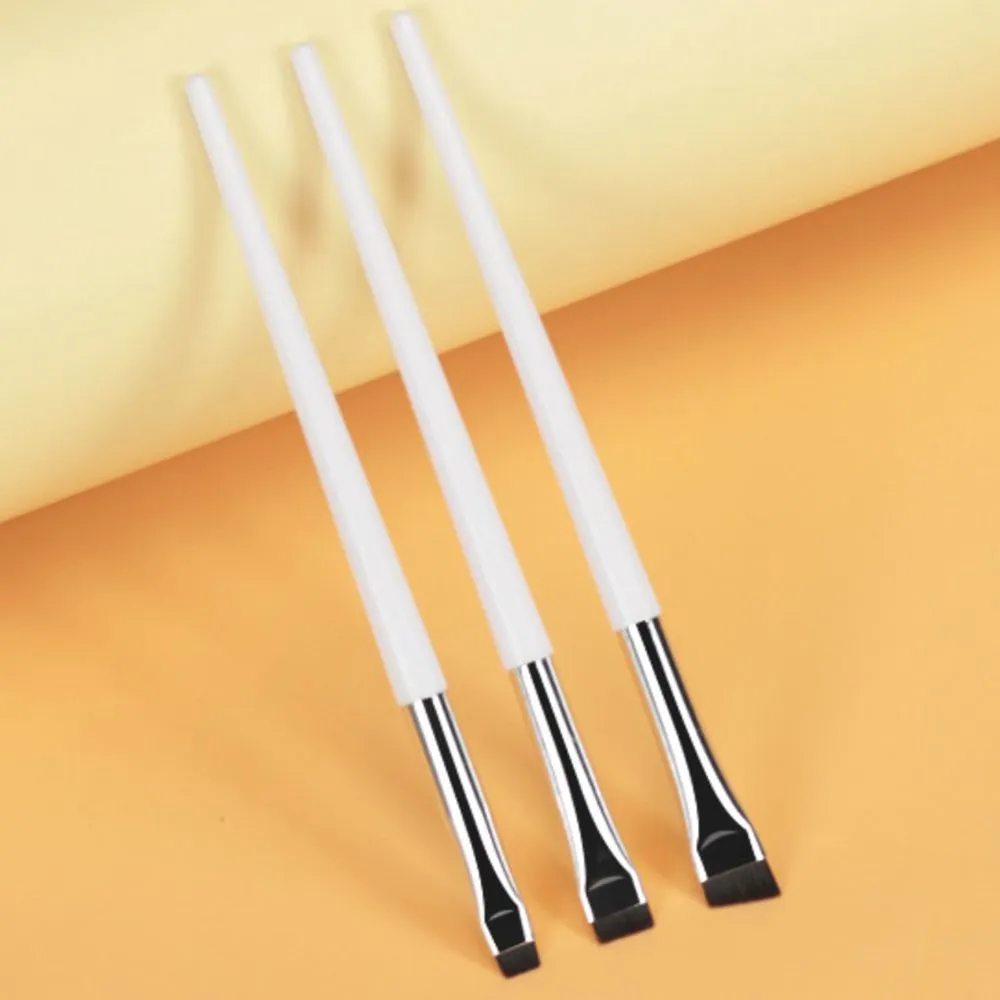 Up Tool Oblique Cosmetics Brush Beauty Blade Makeup Brushes Liner Brow Brush Angled Fine Eyeliner Brushes Flat Eyebrow Brush