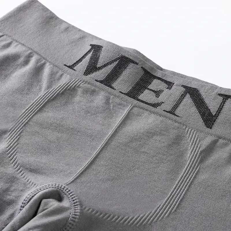5 Pcs Men’s Boxer Briefs High Elastic Breathable Underwear Soft Cotton Stretch Shorts Comfortable Plain Color Panties 3256812862724852 — image 7