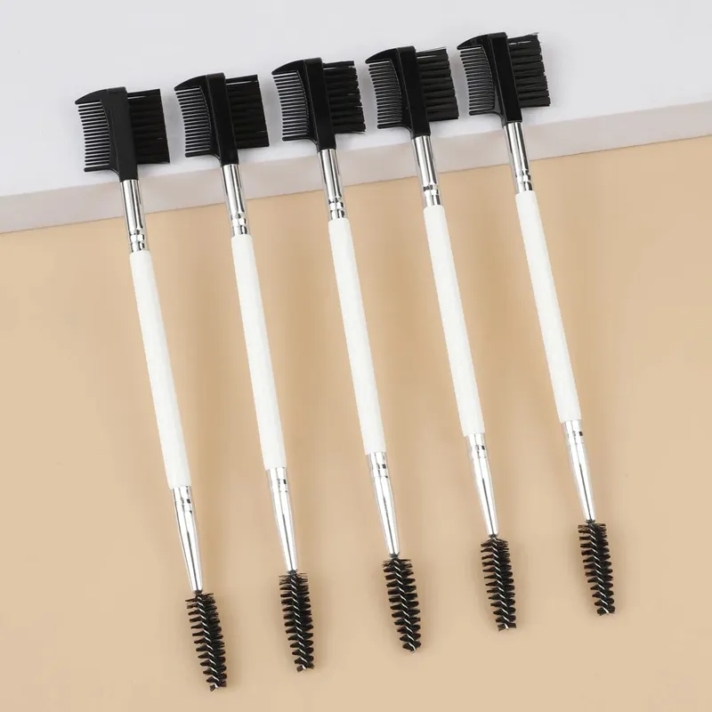1/2/5 Chiếc 3 Đầu Lông Mày Mi Shaper 2 Đầu Bàn Chải Trang Điểm Chải Lông Dụng Cụ Đựng Mỹ Phẩm Với 3 Bàn Chải Spoolie Khác Nhau — image 12