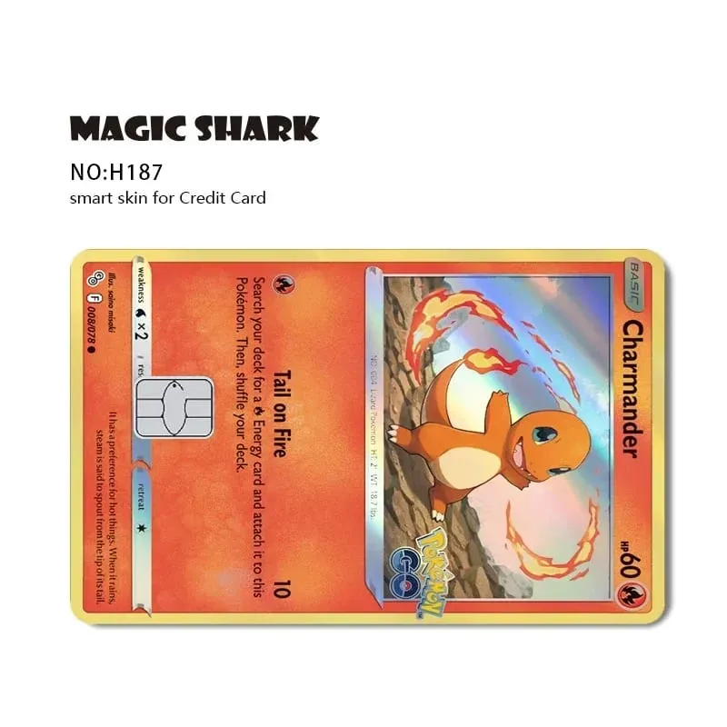 Charizard Gyarados Venusaur Blastoise Mewtwo Squirtle Snorlax Holographic Laser Credit Debit Card Film Skin Sticker — image 16