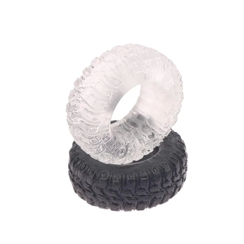 2 PCS/Set Soft Penis Cock Rings Male Delay Ejaculation Testis Scrotum Restraint Adult Games Sex Toys For Men Reusable — image 3
