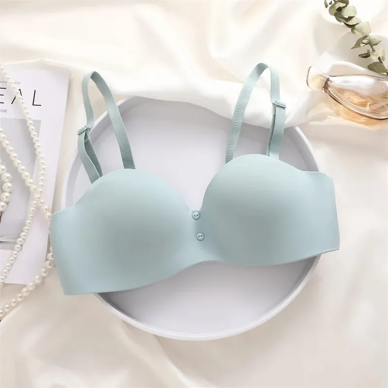 Seamless Sexy Bras Women Invisible Brassiere Adjustable Push Up Bras Female Comfortable Underwear Laides Solid Color Lingerie — image 11