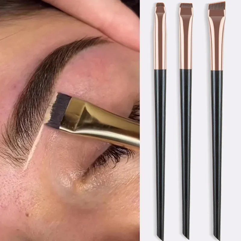 3pcs/set Berus Celak Bilah Berus Kening Mudah Alih Pelapik Mata Halus Rata Kontur Alis Berus Mekap Alat Solekan — image 1