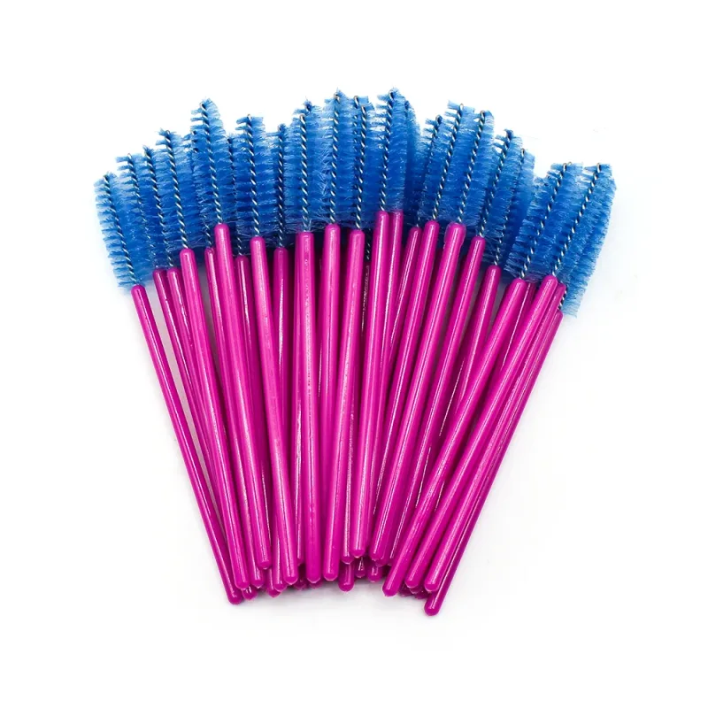 50ชิ้นทิ้งแปรงขนตาขยายกุหลาบสีแดงคิ้วแปรงมาสคาร่าไม้กายสิทธิ์ตาขนตาชุดเครื่องมือเครื่องสำอางแต่งหน้าความงาม — image 16