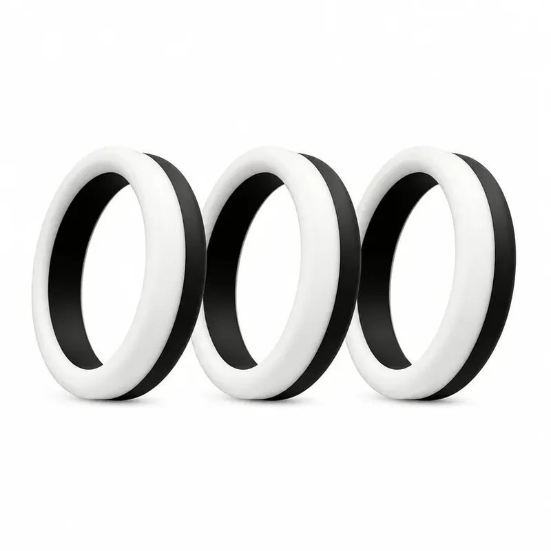 Silikone Penis Ring Cock Ring Erektion Ring Forsinkelse Ejakulation Fixed Stamina Enhancer Sexlegetøj Voksne mandlige par Langvarig — image 16