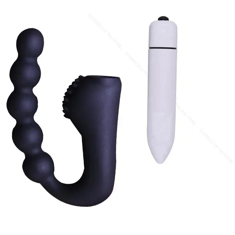 Perline vibranti massaggiatore prostatico plug anale motori impermeabili 10 velocità stimolazione culo ano silicone uomo donna giocattoli del sesso — image 11