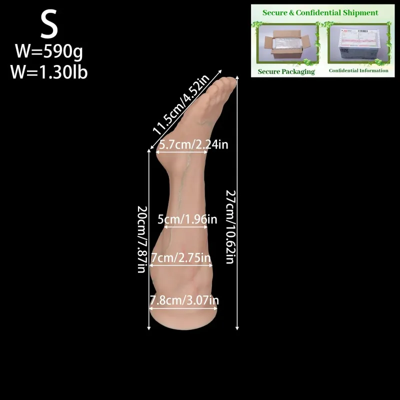 Huge Foot Fist Anal Plug Dildo BDSM Anal Plug Butt Plug Dilator Expander Huge Butt Anal Training Adult Sex Toy For Women Men 1