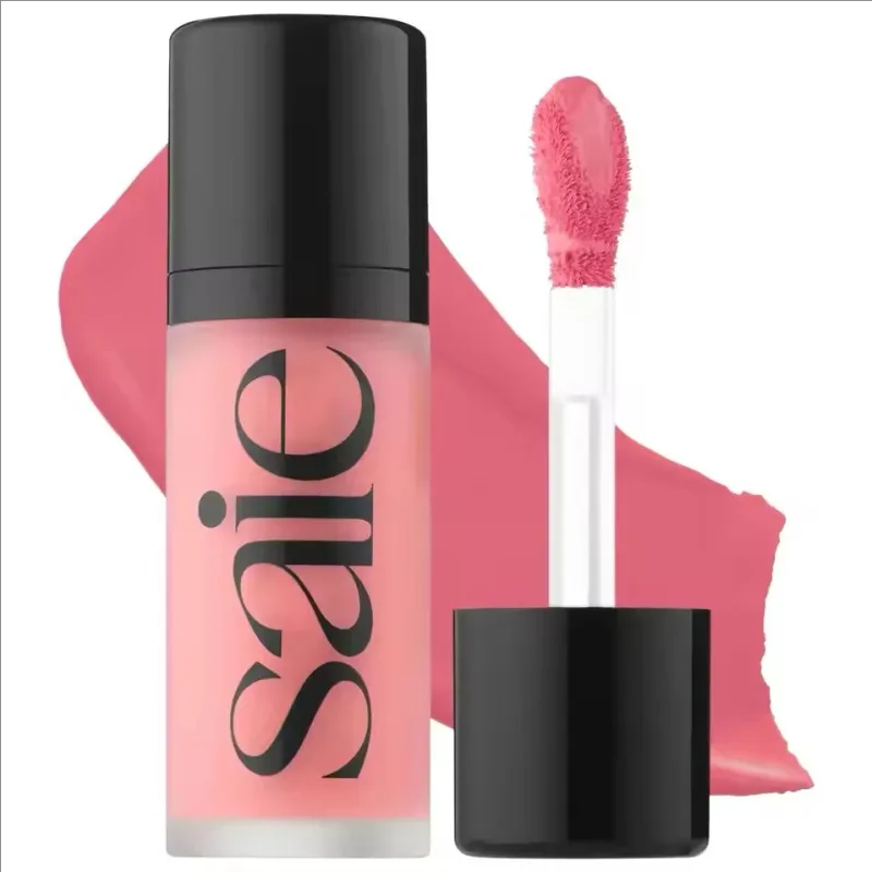 Saie Hydrating Blendable Dewy Liquid Blush CHILLY Opbyggelig lysende multibrug kind Lip Tint Blush til alle følsomme hudtoner