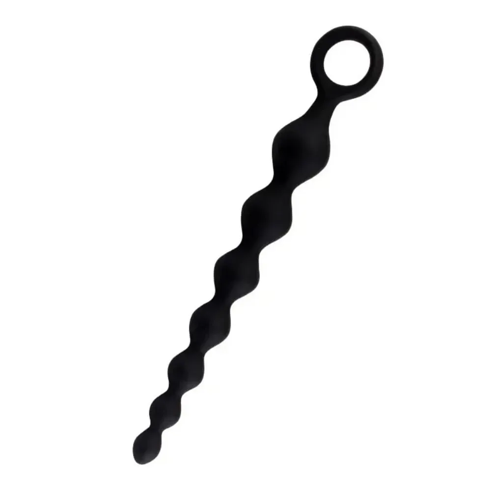 Silicone Mềm Hậu Môn Bóng Cắm Tuyến Tiền Liệt Kích Thích Mông Hạt Cắm Kéo Vòng Người Lớn Tán Tỉnh Đồ Chơi Tình Dục Dành Cho Nữ cặp Đôi Đồng Tính — image 1
