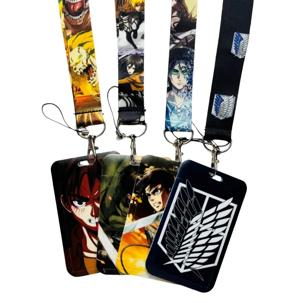 Postacie z anime Etui na karty Smycze Klucze Pasek na szyję Odznaka na kartę Brelok ID Karta kredytowa Okładka na kartę Powiesić linę Smycz lasso — image 2