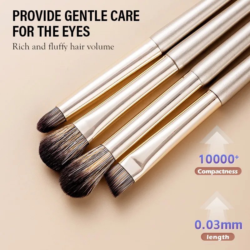 5/8/10/13/15 pçs pincéis de maquiagem profissional conjunto de ferramentas de ouro compõem kits de ferramentas de escova para sombra delineador pincéis cosméticos