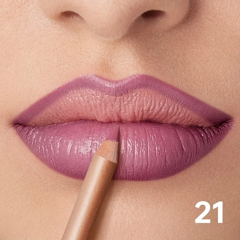 Matte Lip Liner Pencil Nude Long-Lasting Waterproof Smudge-Proof Precise Outline Smooth Creamy Formula — image 9