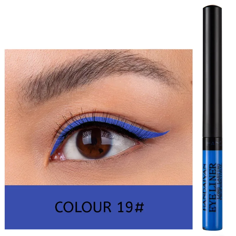 UV Light Neon Eyeliner Pen Eyes Makeup Red Waterproof Liquid Color Eye Liner Pencil Make Up Cosmetics Yellow Matte Purple Pen — image 18