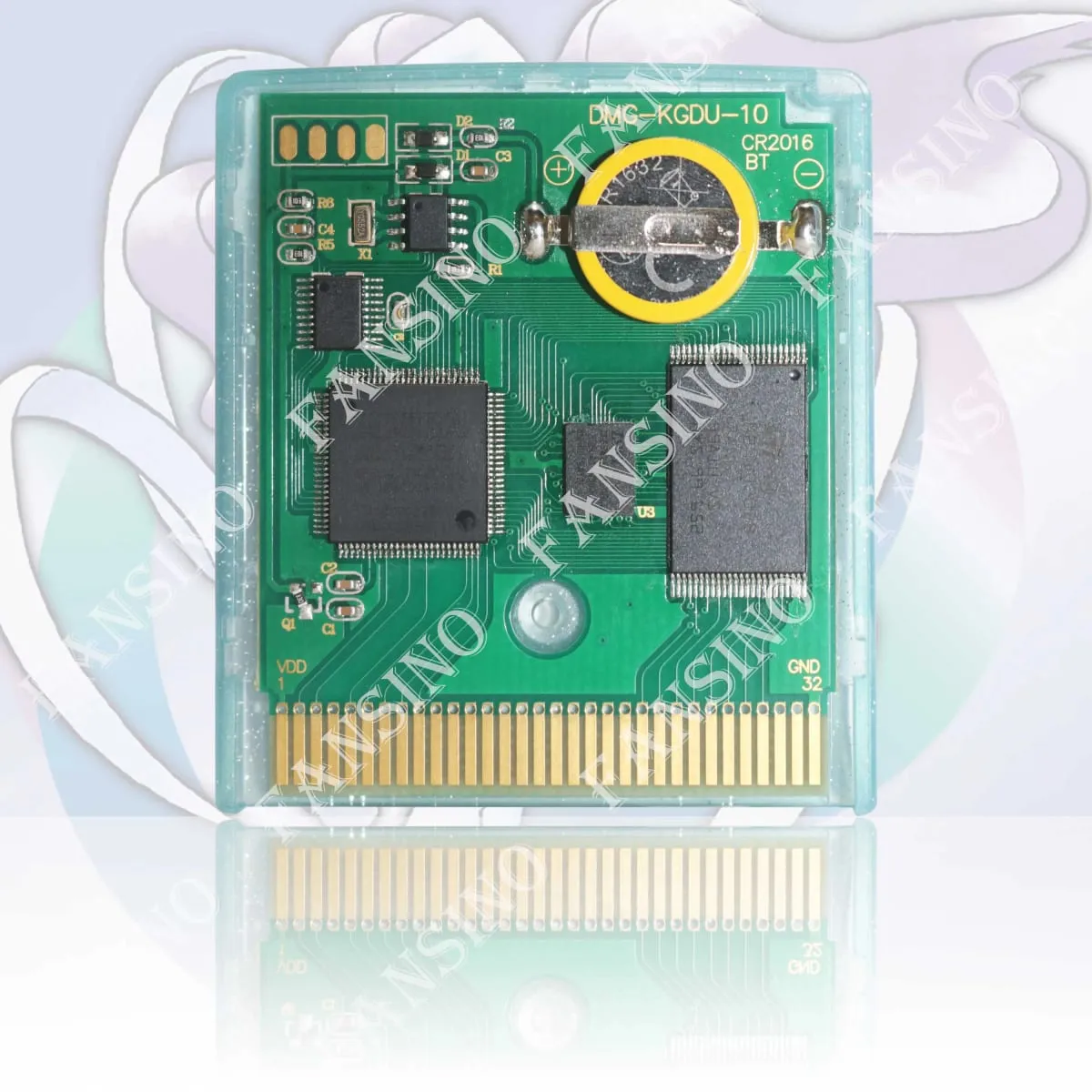 GBC horloge en temps réel Pokemon Crystal Cappuccino (v1.0) cartouche de jeu vidéo GBC de haute qualité avec batterie pour GBA/GBC — image 4