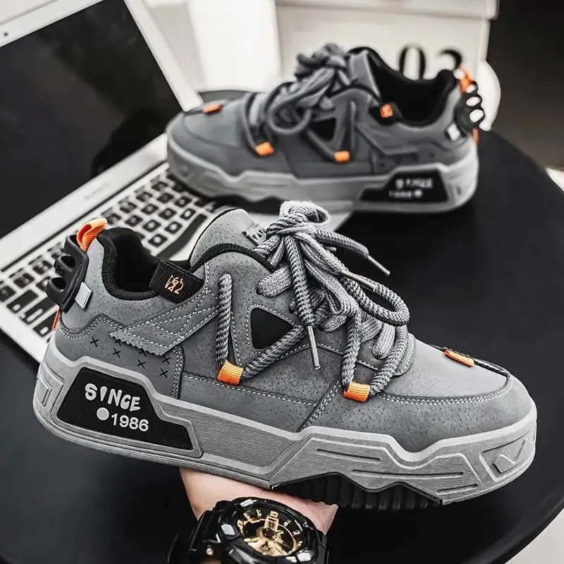 Frühling Herren neue modische Low-Top-Board-Schuhe trendige vielseitige Sportschuhe lässig bequeme Herren-Sneaker — image 9