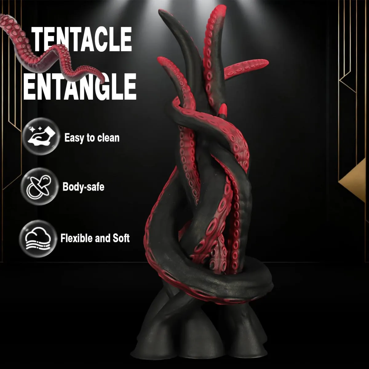 50-100 cm Super Lange Anal Peitsche Octopus Anal Plug Silikon Saugnapf Bdsm Buttplug Dilatdor Anal Xxl Sex spielzeug Frauen Männer Sex Sho — image 2