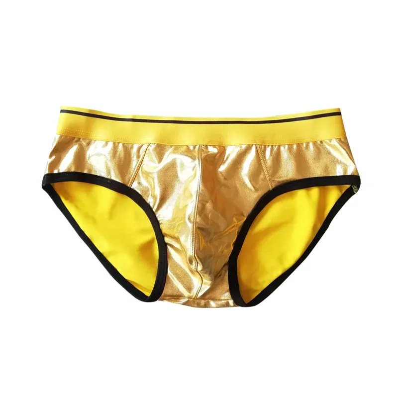 ชุดชั้นในเซ็กซี่ชายสิทธิบัตรหนัง Shinning กางเกง Jockstrap ยืด Sissy POUCH ชุดชั้นในชายแฟชั่น Comforty — image 8