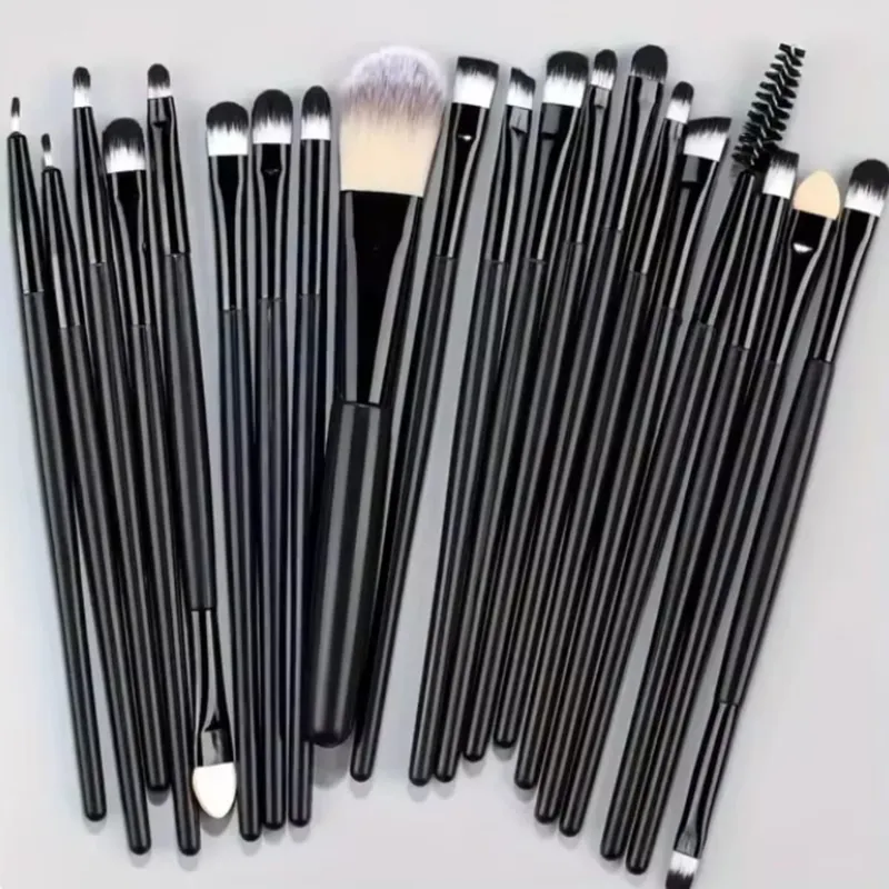20 stk Makeup børste sæt Eyeliner Brush Blending Brush Makeup børster til kinder Øjen kosmetisk foundation børste Make up børster sæt — image 7