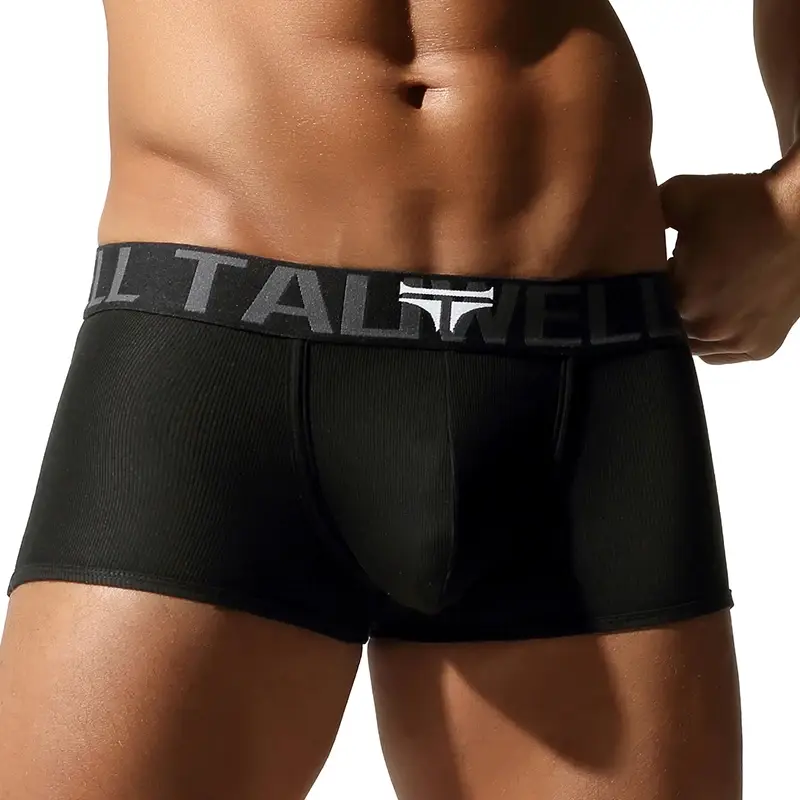 Erkek İç Giyim, Yüksek Kaliteli Boxer Şort, Düz Renk, Yüksek Elastikiyet, Slim Fit, Nefes Alabilir