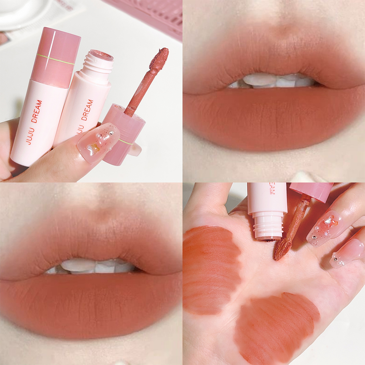 Soft mist milk coffee small milk tube lip glaze air-sensitive white mist velvet matte lip glaze lipstick — image 9