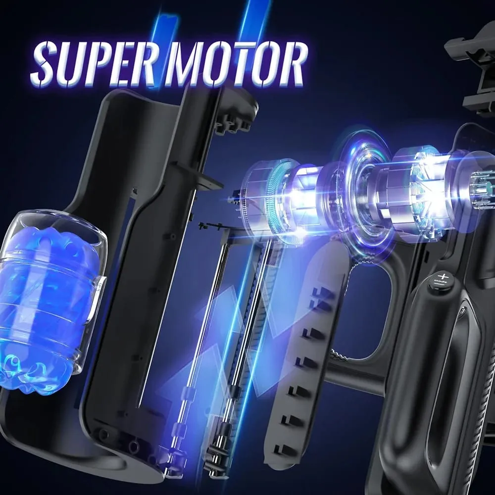 Dual Griffe Leten King Sex Maschine Elektrische Thrusting Masturbator Orgasmus Spielzeug Für Erwachsene 2 Soft Sleeve Stimme Penis Stimulator — image 6
