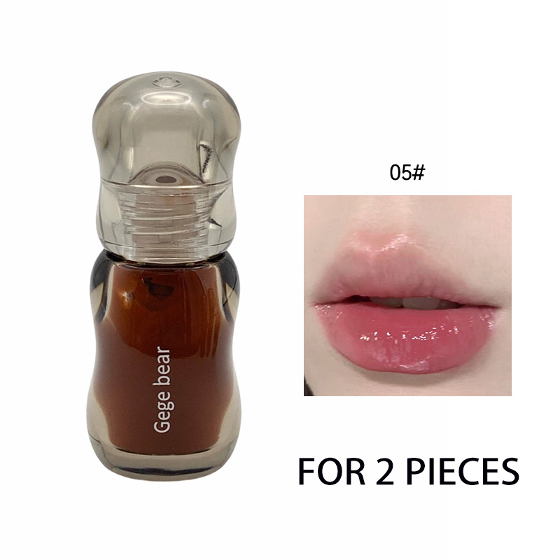 Gege Bear Crystal Gloss Lip Tint — Autumn/Winter Hydrating Formula Mirror-Gloss Finish Youthful Plumping Effect — image 10