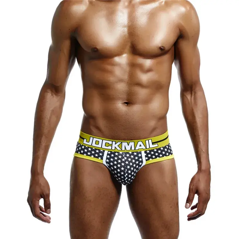 Men Underwear Briefs Cotton Printed Sexy Men Boxer Brief Slips Cueca Masculina Panties Calcinha Calzoncillos Hombre Breathable — image 15