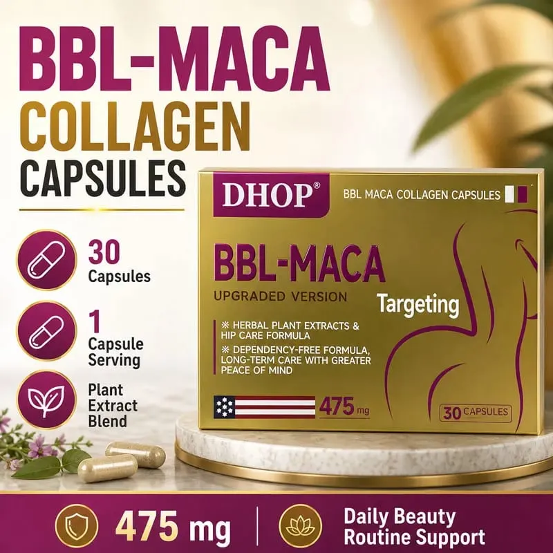 Plumpe baldekapsler med Pueraria Mirifica-ekstrakt Bukkehornekstrakt Maca-ekstrakt og E-vitamin 30 kapsler — image 2