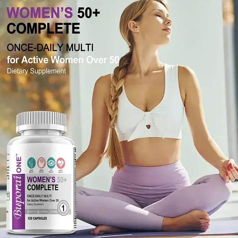 วิตามินรวมสำหรับผู้หญิงวัย 50+ - รองรับกระดูก ดวงตา ความจำ สมองและสุขภาพผิว สารต้านอนุมูลอิสระส่งเสริมการเผาผลาญ — image 4