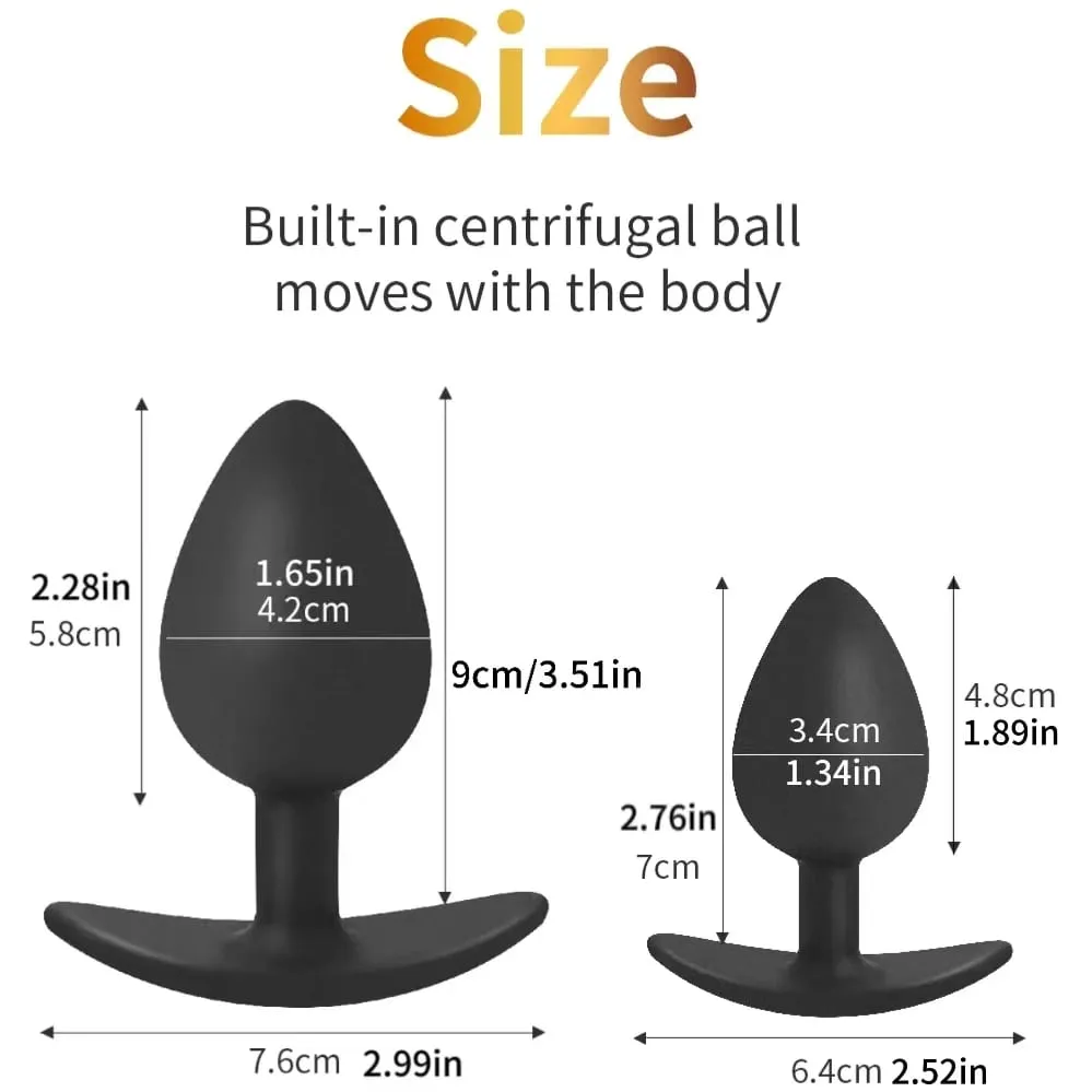 1pc Plug anale in silicone Palline integrate da principiante a senior Glutei G-Spot Massaggio Giocattoli adulti del sesso — image 3
