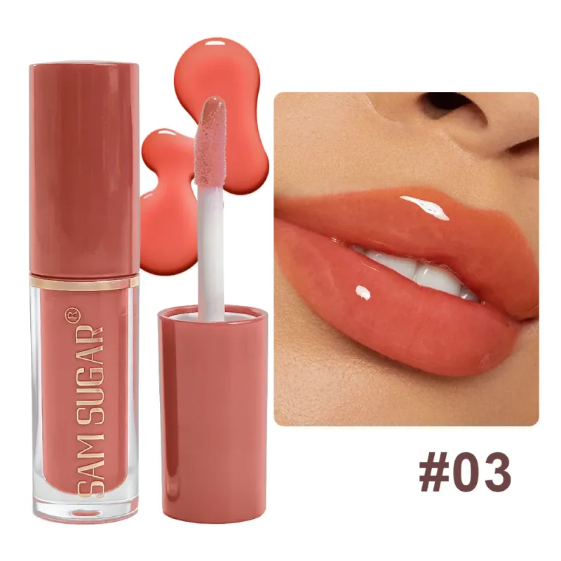 Trasparente Lucido a specchio Lucidalabbra Mini Lucidalabbra Olio Rossetto liquido idratante a lunga durata Dissolvenza Linee labbra Rimpolpante Tinta labbra Trucco — image 4